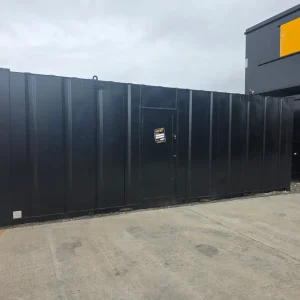 24ft Open Plan Cabin (Black)