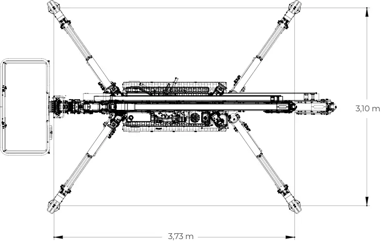 Boom Lift - CMC S15F Compact Spider - Image 3