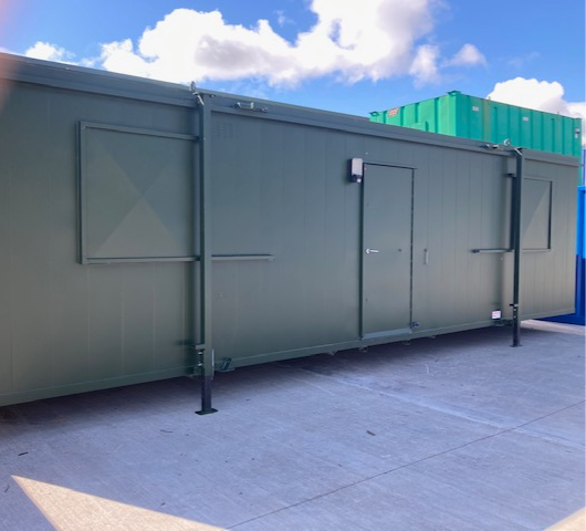 Cabin - 32ft x 10ft - Mild Steel & Galvanised Units