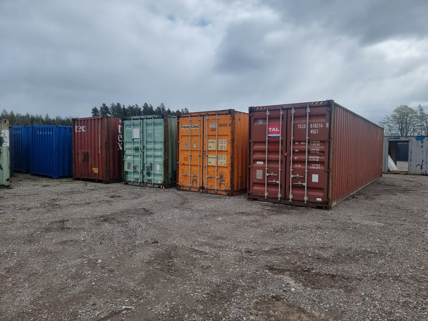 Ex- Hire High-Cube 40ft Storage Containers