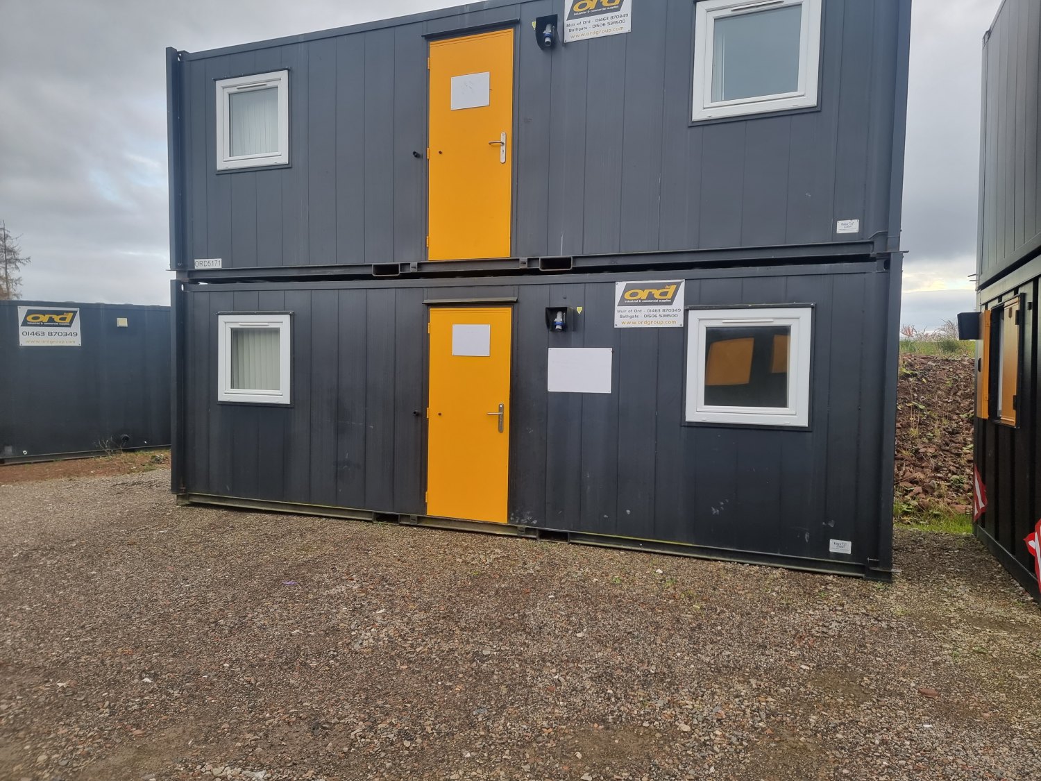 Ex-Hire Twin Sleeper Cabins - With Toilet & Shower