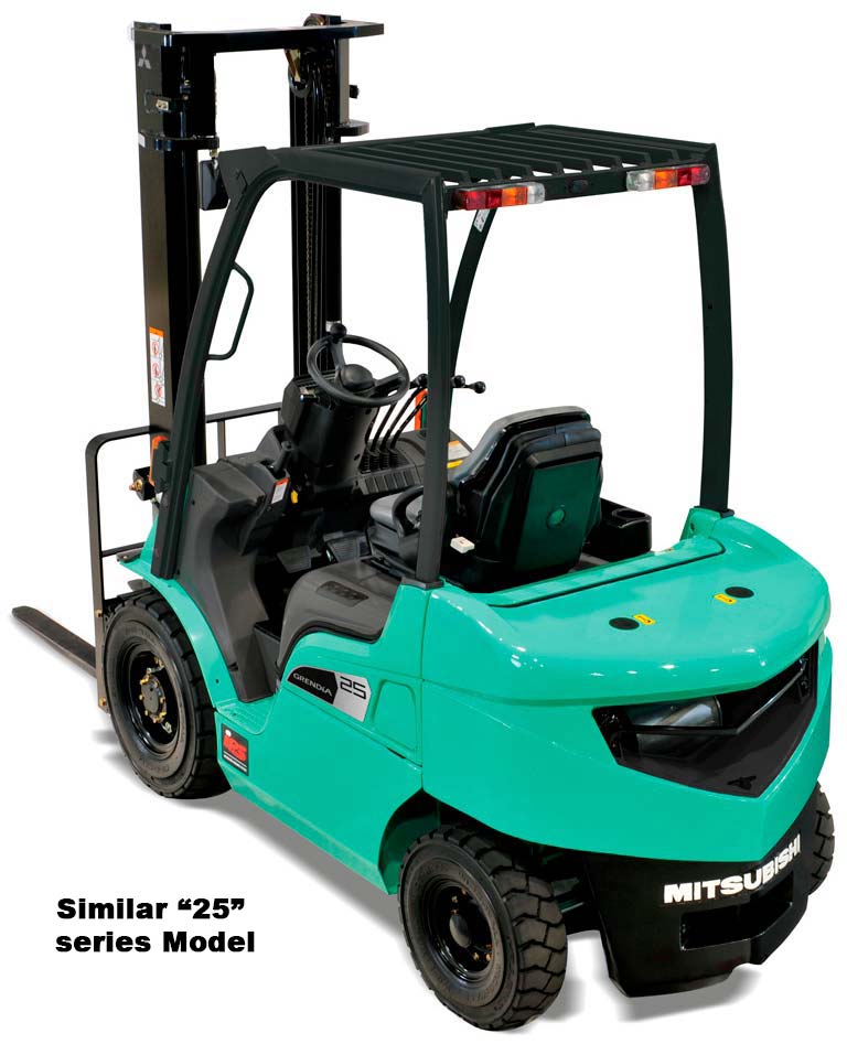 Forklift - Mitsubishi FD25N Diesel Counterbalance