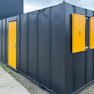 Modular Unit - 20ft x 8ft Open Plan Anti-Vandal Steel Cabin