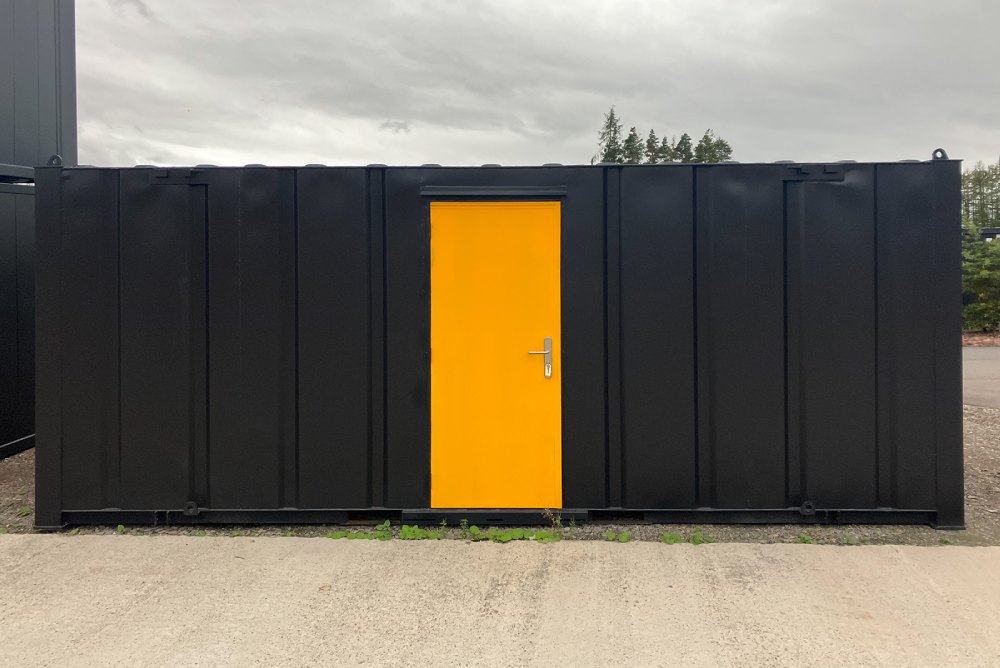 Modular Unit - 20ft x 8ft Open Plan Anti-Vandal Steel Cabin