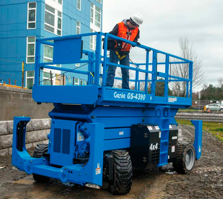 Scissor Lift - Genie GS4390 Diesel - Image 3